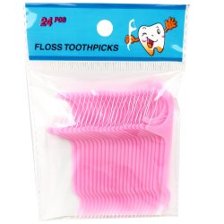 Floss Picks Floss clips 24 stk.