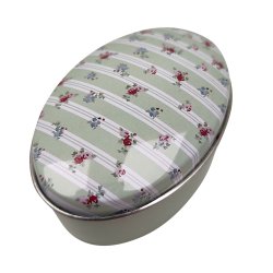 Pillbox Aluminiumrosa dekor Pillbox