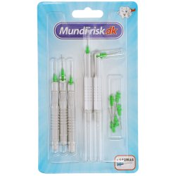Mellemrumsbrster 0.8 mm - St med 5 stk. + 5 Refills - GRN