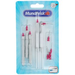 Mellemrumsbrster 0.6 mm - St med 5 stk. + 5 Refills - PINK