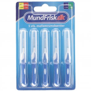 MundFrisk S Interspace borstar 0,8 mm - 5 st. - Bltt