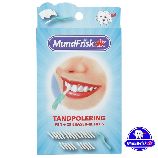 Tandblekningspenna - Tandpoleringspenna + 25 refills