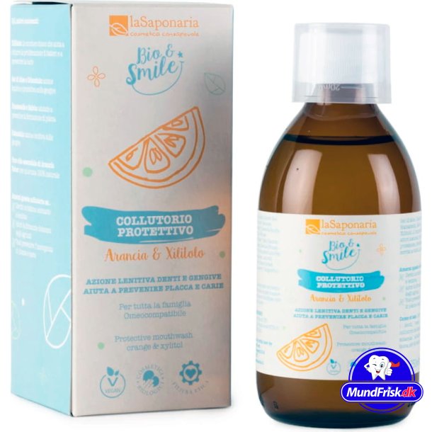 Naturlig Mundskyl La Saponaria Orange &amp; Xylitol 