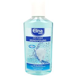 Elina Fresh Anti-Plaque Munnvann uten alkohol - 250 ml.