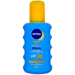 Nivea Sun Spray Protect &amp; Bronze Tan SPF 30 Solskyddsmedel 200 ml