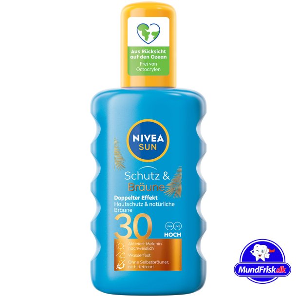 Nivea Sun Spray Protect &amp; Bronce Tan SPF 30 Solcreme 200 ml