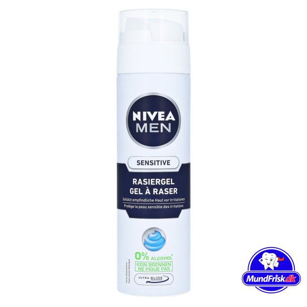 Nivea Barbergel Sensitive 200 ml.