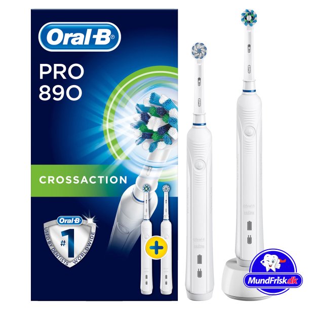 Oral-B 2 st. Elektriska tandborstar Pro 890 DUO CrossAction