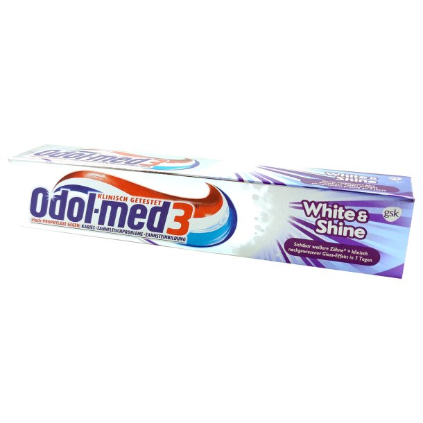 Whitening Toothpaste Odol-med3 White &amp; Shine