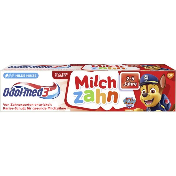 Barntandkrm Paw Patrol Odol-Med3 Frn 2 r