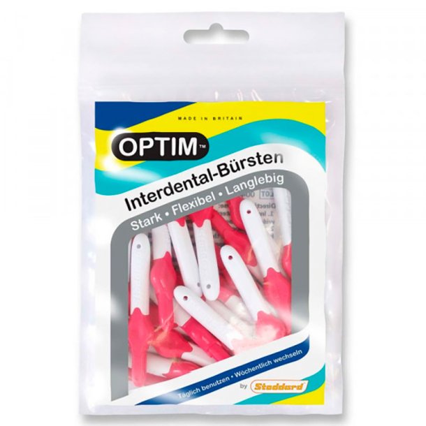 16 st. Optim Gap borstar XXF 0,40 mm. ISO 0 ROSA