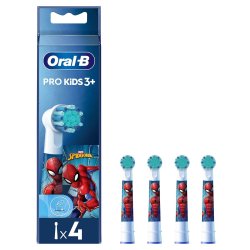 Oral-B PRO Borsthuvuden Fr Barn 4 st. Spider-Man