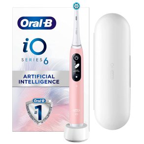 Oral-B iO Sensitiv El-tandbrste Series 6 PINK + Etui