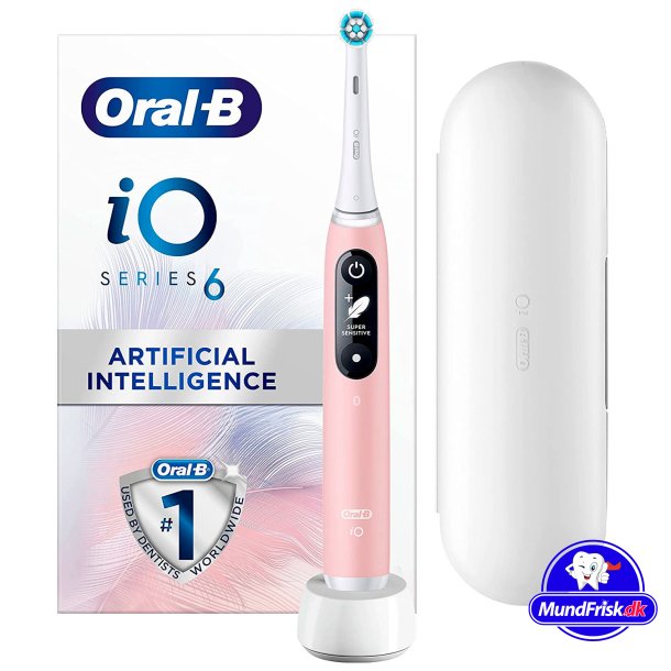 Oral-B iO Sensitiv Elektrische Zahnb&uuml;rste Serie 6 ROSA + Etui