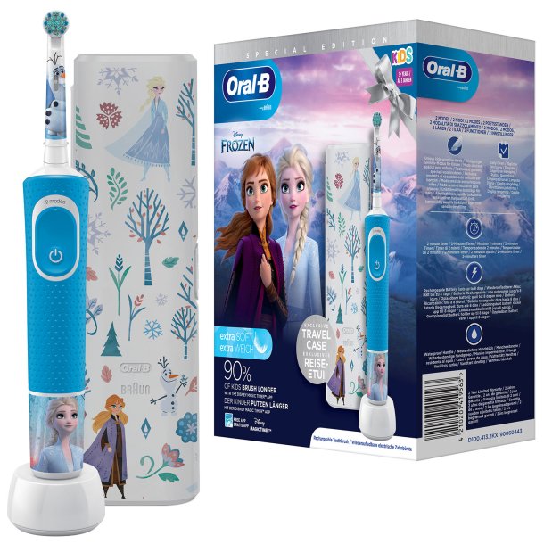 Oral-B Frozen Elektrisk tannbrste for barn + Etui