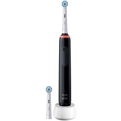 Oral-B Pro 3 3000 Sensitive eltandborste + extra borsthuvud SVART