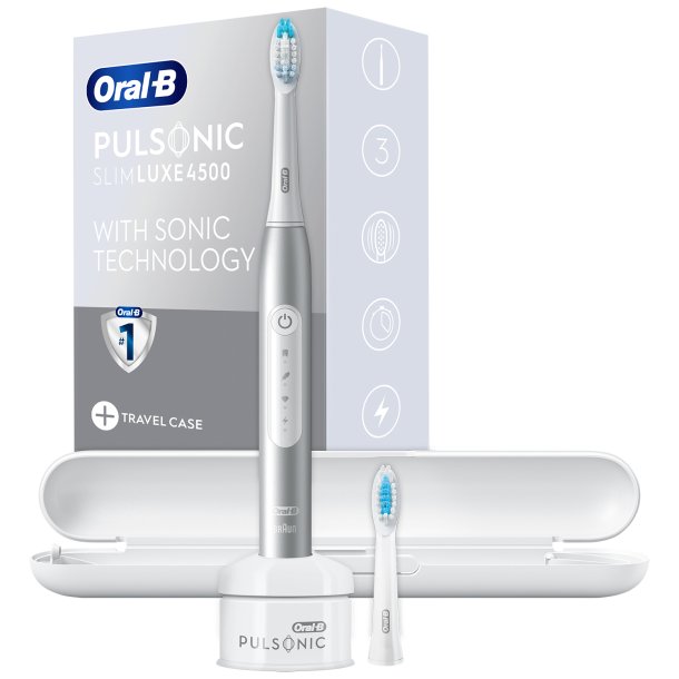 Oral-B El-tandbrste Pulsonic Slim Luxe 4500 Platinum 