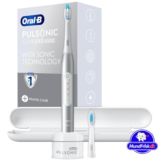 Oral-B Elektrische Zahnb&uuml;rste Pulsonic Slim Luxe 4500 Platinum