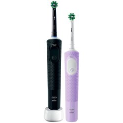 Oral-B Elektriska tandborstar DUO Vitality Pro Black/Violet