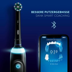 Oral-B Genius X Elektrische Zahnb&uuml;rste + Braun Wecker Black