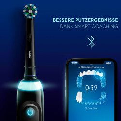 Oral-B Genius X Elektrische Zahnb&uuml;rste + Braun Wecker Black