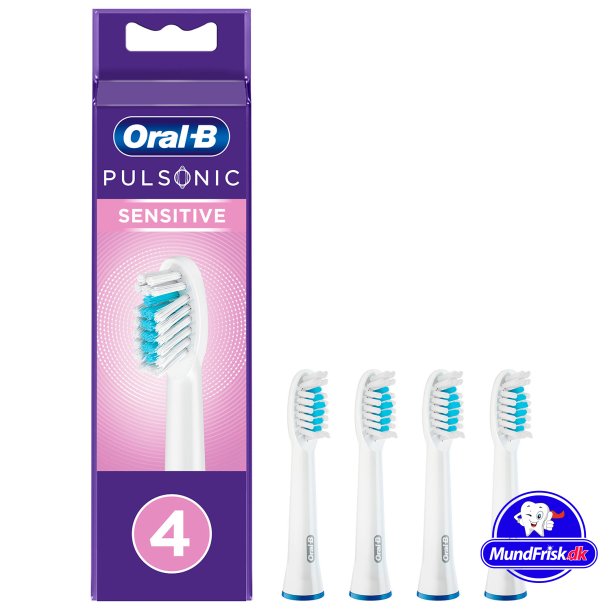 Sensitive Pulsonic Tandbørstehoveder 4 - Oral-B Pulsonic Tandbørstehoveder - MundFrisk.dk