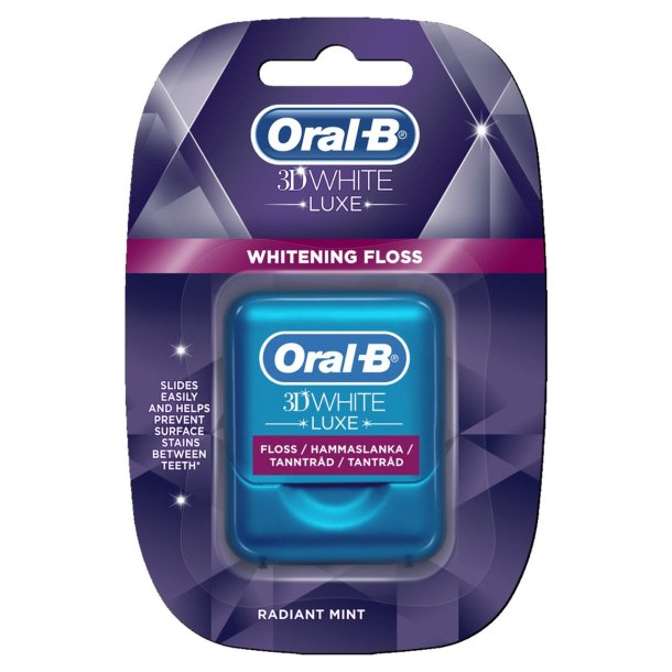 Oral-B Floss 3D White Luxe Whitening Floss 35 mtr