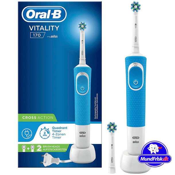 Oral-B Elektrische Zahnb&uuml;rste Extra B&uuml;rstenkopf Vitality 170 BLAU