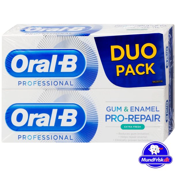 2 stk. Oral-B Tandpasta Pro-Repair Extra Fresh