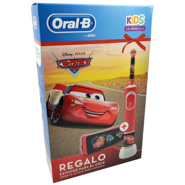 Oral-B Cars Gaveske El-tandbrste Til Brn med Penalhus