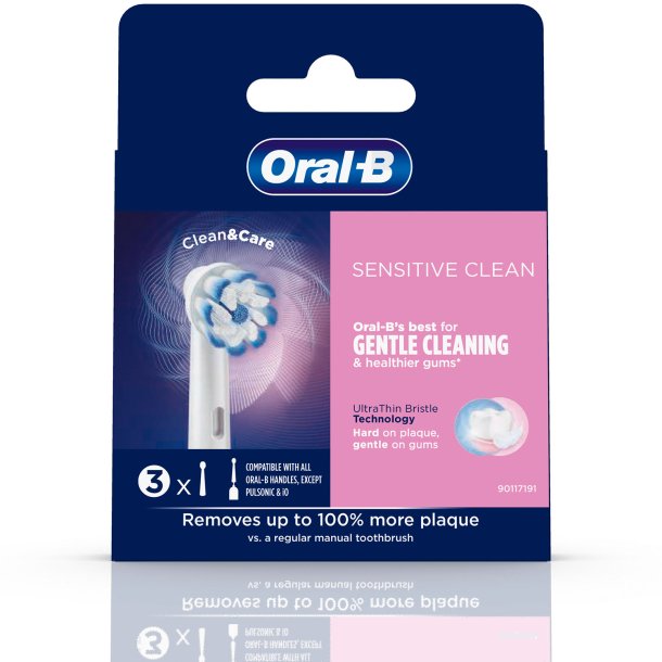 Oral-B Sensitive Clean Brstehoveder 3 stk.