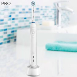 Oral-B Pro 1 700 Sensitive UltraThin eltandborste Vit