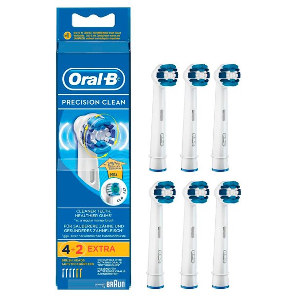Oral-B Original Precision Clean 6 stk. Brstehoder
