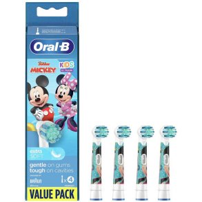 Oral-B Mickey Mouse Brstehoveder til brn 4 stk.