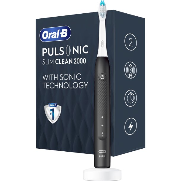 Oral-B Pulsonic Slim Clean 2000 Elektrische Zahnbrste Black
