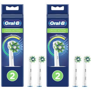 Oral-B CrossAction 4 stk. Brstehoder CleanMaximiser