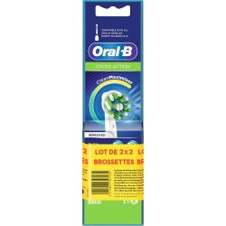 Oral-B CrossAction 4 stk. Brstehoder CleanMaximiser