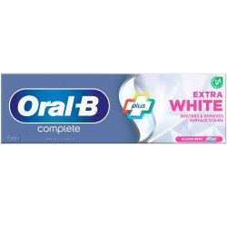 Oral-B Tannkrem Complete Ekstra White 75 ml.