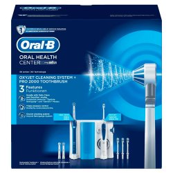 Oral-B Mundskyller + Pro 2000 El-tandbrste Oxyjet Center