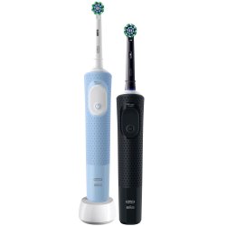 Oral-B Vitality Pro El-tandbørster DUO Black/Blue - Oral-B Vitality ...