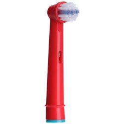 Idento Borsthuvuden fr barn - Oral-B Kompatibel - Rd + Rosa