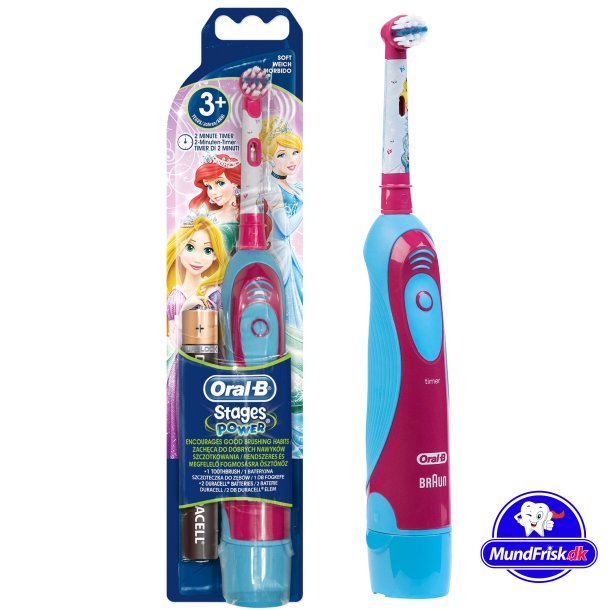 Oral-B Elektrisk tandborste fr barn Princess Batteri