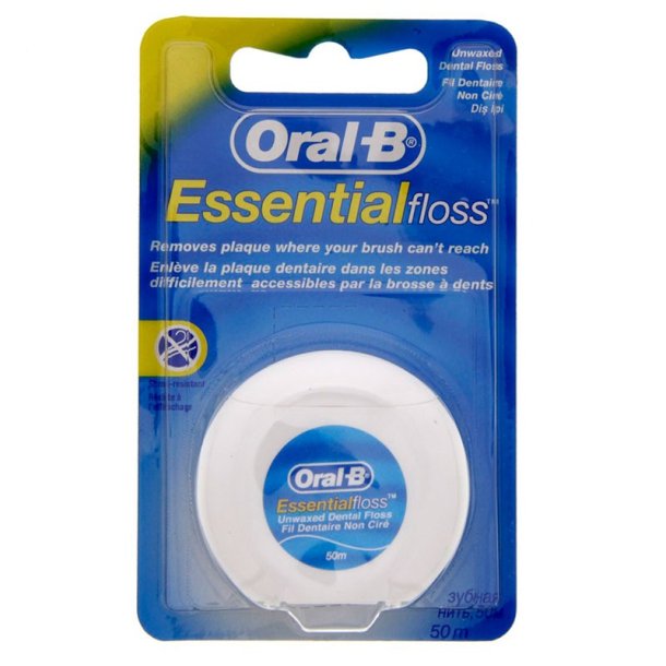 Oral-B Uvokset Tandtrd Essential Unwaxed Floss