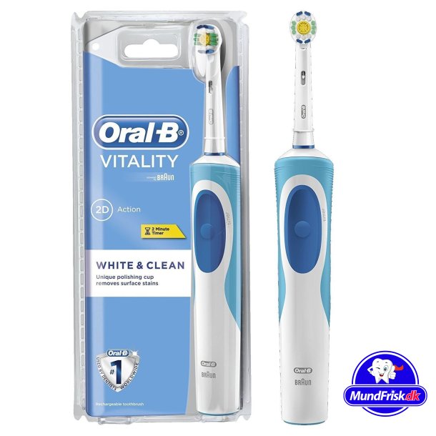 Oral B Elektrische Zahnb&uuml;rste Vitality 3D White &amp; Clean