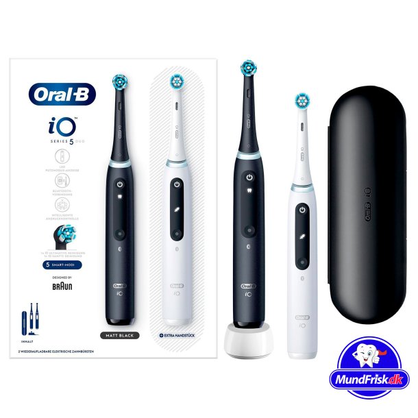 Oral-B iO Series 5 Black + White Duo Elektrische Zahnbrsten