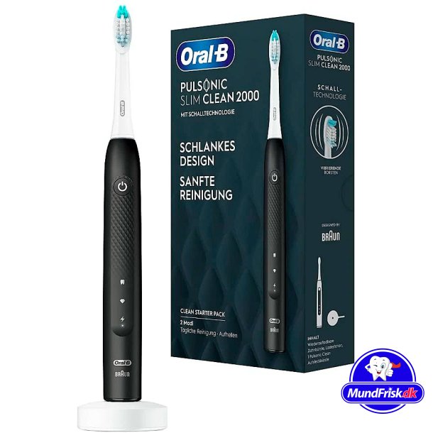 Oral-B Pulsonic Elektrische Zahnbrste Slim Clean 2000 Black