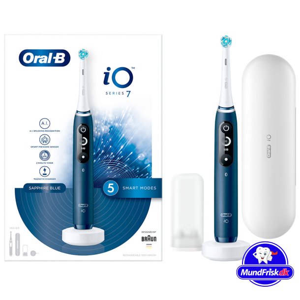 Oral-B iO Series 7 El-tandbrste Sapphire Blue