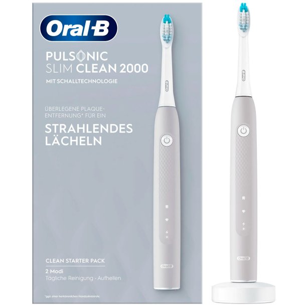 Oral-B Pulsonic El-tandbrste 2000 Slim Clean Grey