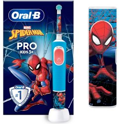 Oral-B Spider-Man PRO eltandborste fr barn + fodral