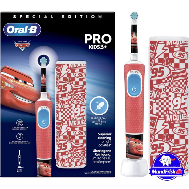 Oral-B Cars PRO Elektrische tandenborstel voor kinderen + etui